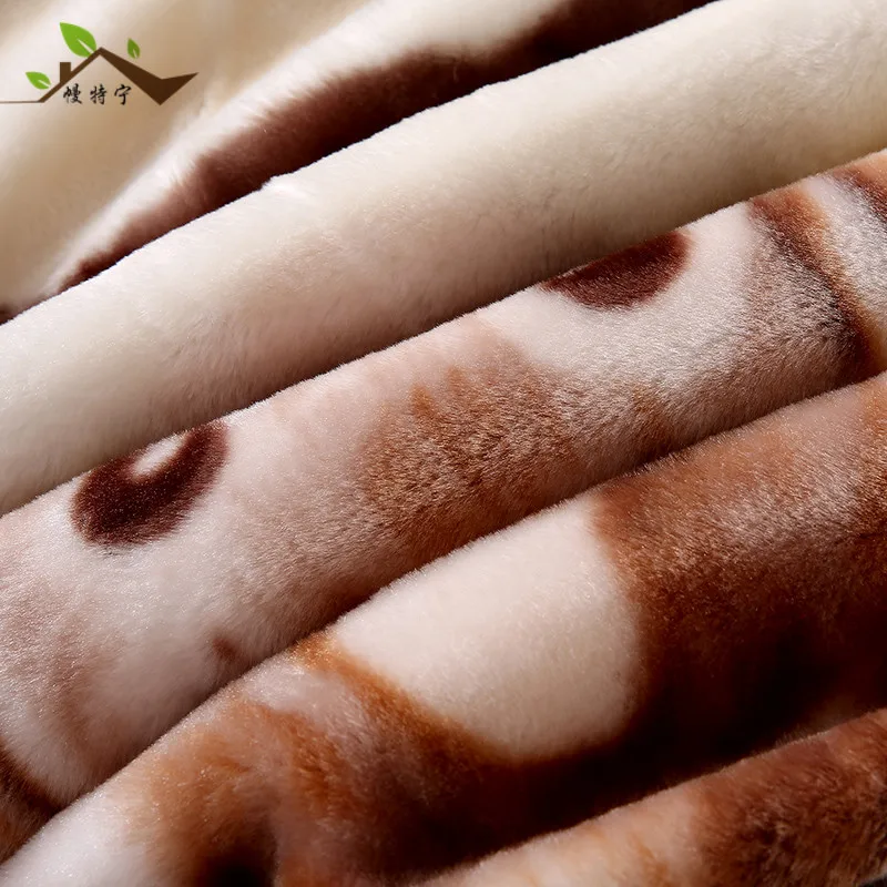 200*230cm Raschel Blanket Knitted Super Markets Designs Customized Packing for Winter Hot Sale 2022 Super Soft 100% Polyester