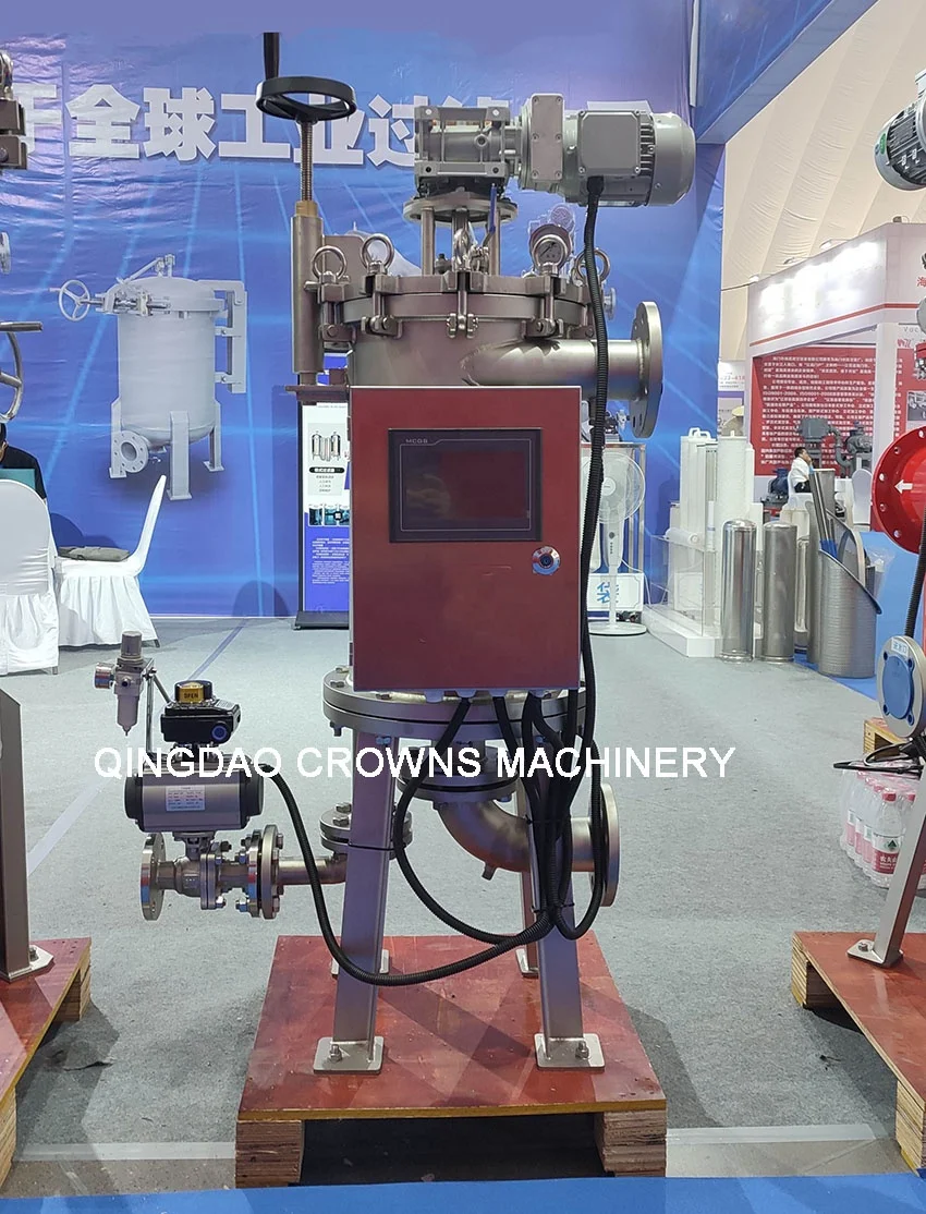 Customized SS304 316 Scraper Type Auto Self-cleaning Filter Brush Type Automatic Self Cleaning filter for chemical industry