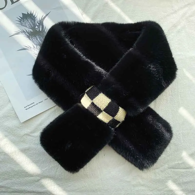 Искусственный Лисий мех Свадебная шаль воротник шарф Зимний Болеро женская свадебная накидка в наличии чистая