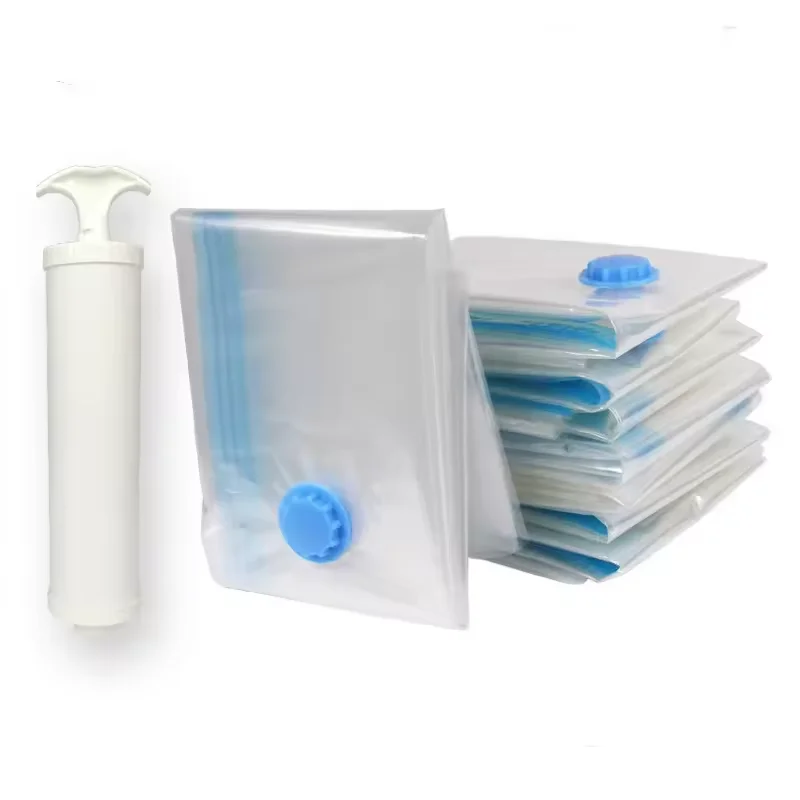 PE+PA Material Vacuum Bag Comforter Storage Bag Clothes Comforter Travel Single Pack Air-pumped Factory Stock