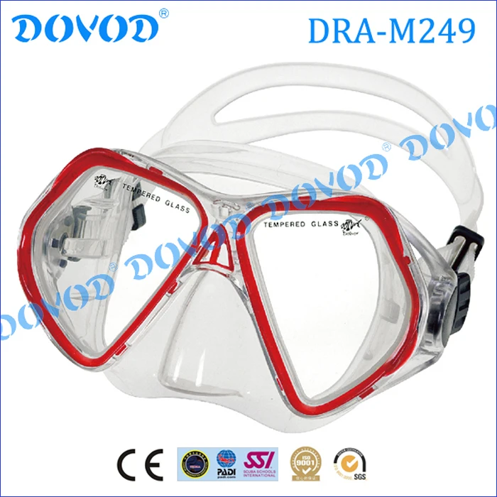 DOVOD Professional Funny Silicone Diving Mask Low Volume Swimming Underwater Mask for Adult