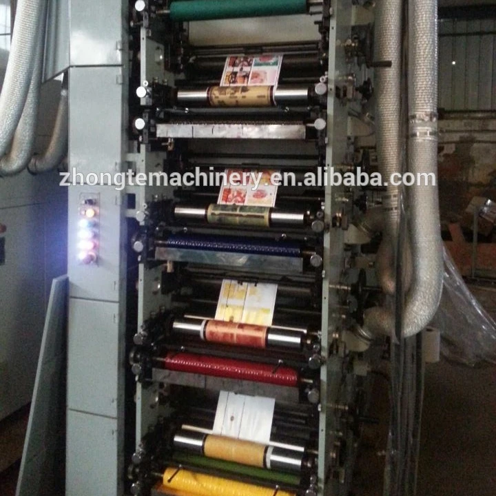 RY-320 Single color stickers flexo printing and die cutting machine and sticker printing machine