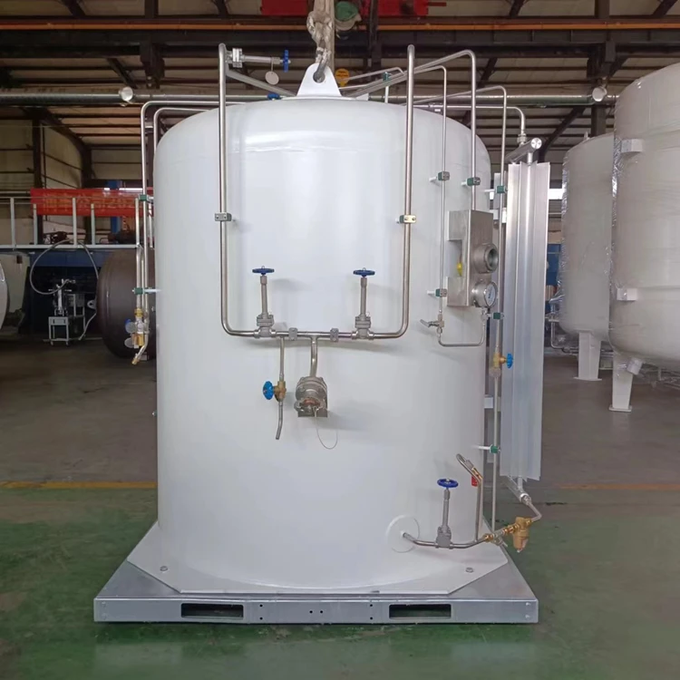 China Hot Sale 5000L 1.6MPa New Type Liquid Nitrogen Oxygen Micro Bulk Tank