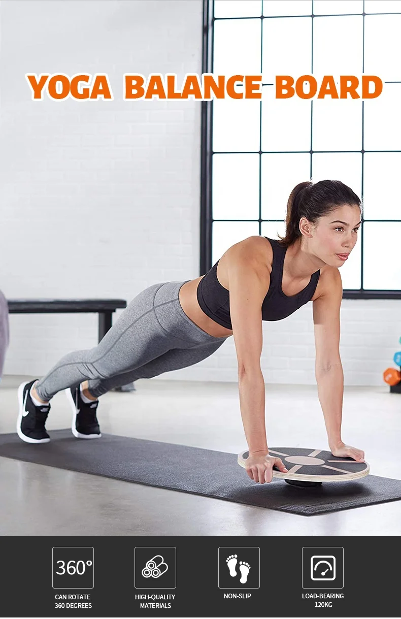 Hot Selling Exercise Fit For Surfing Training Yoga Plastic Balance Board