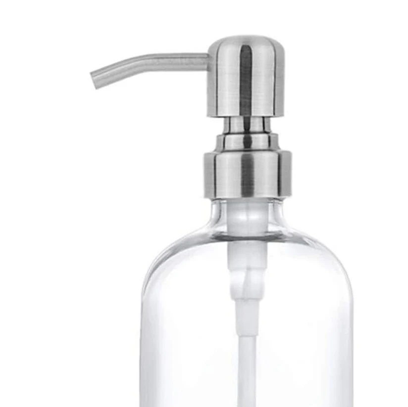 28mm Stainless Steel Polished Silver Gold Black Soap Dispenser Pump for Boston Bottle