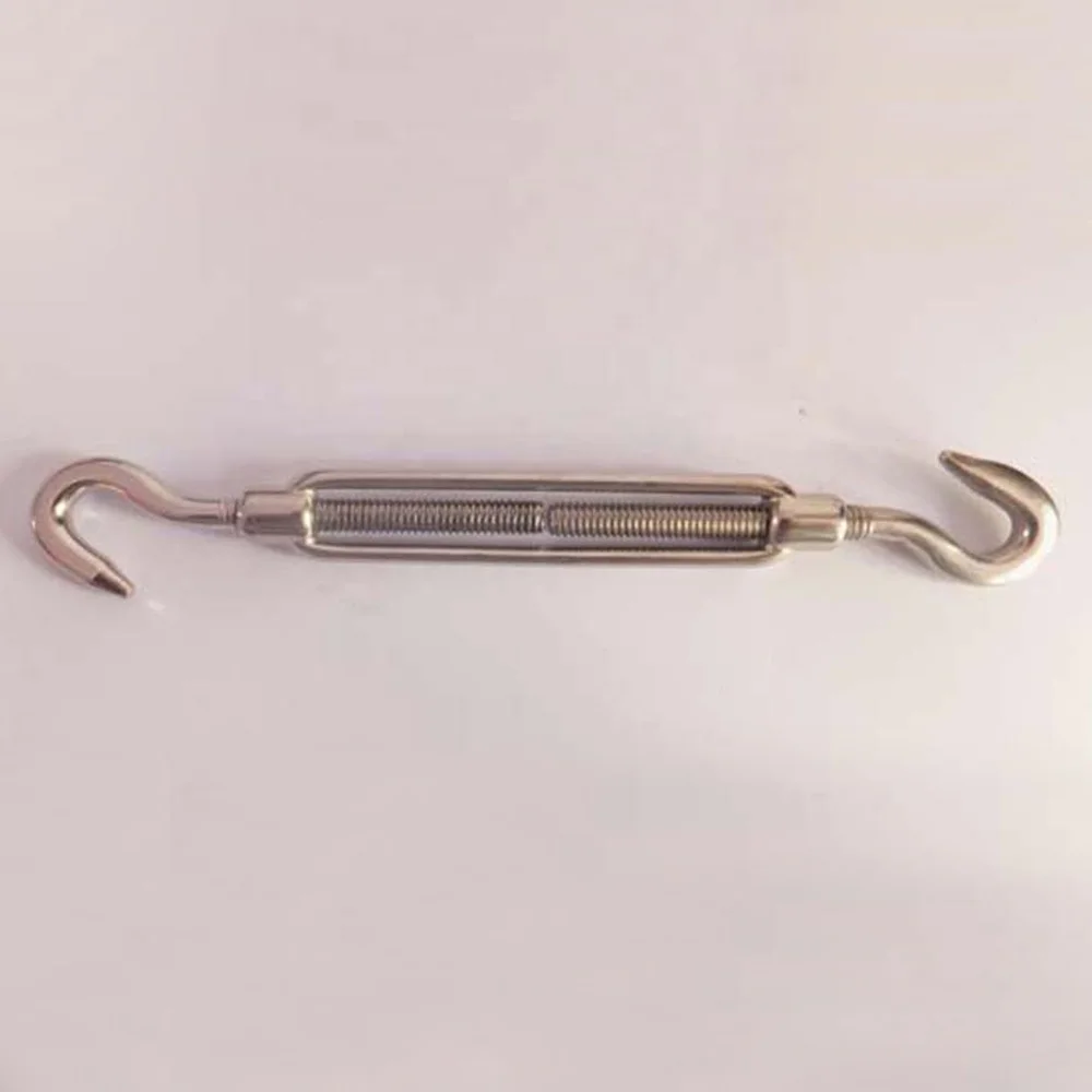 DIN1480 Turnbuckle Hook&Hook High Polished Stainless Steel AISI316/304 ,For Assemble with Wire Rope