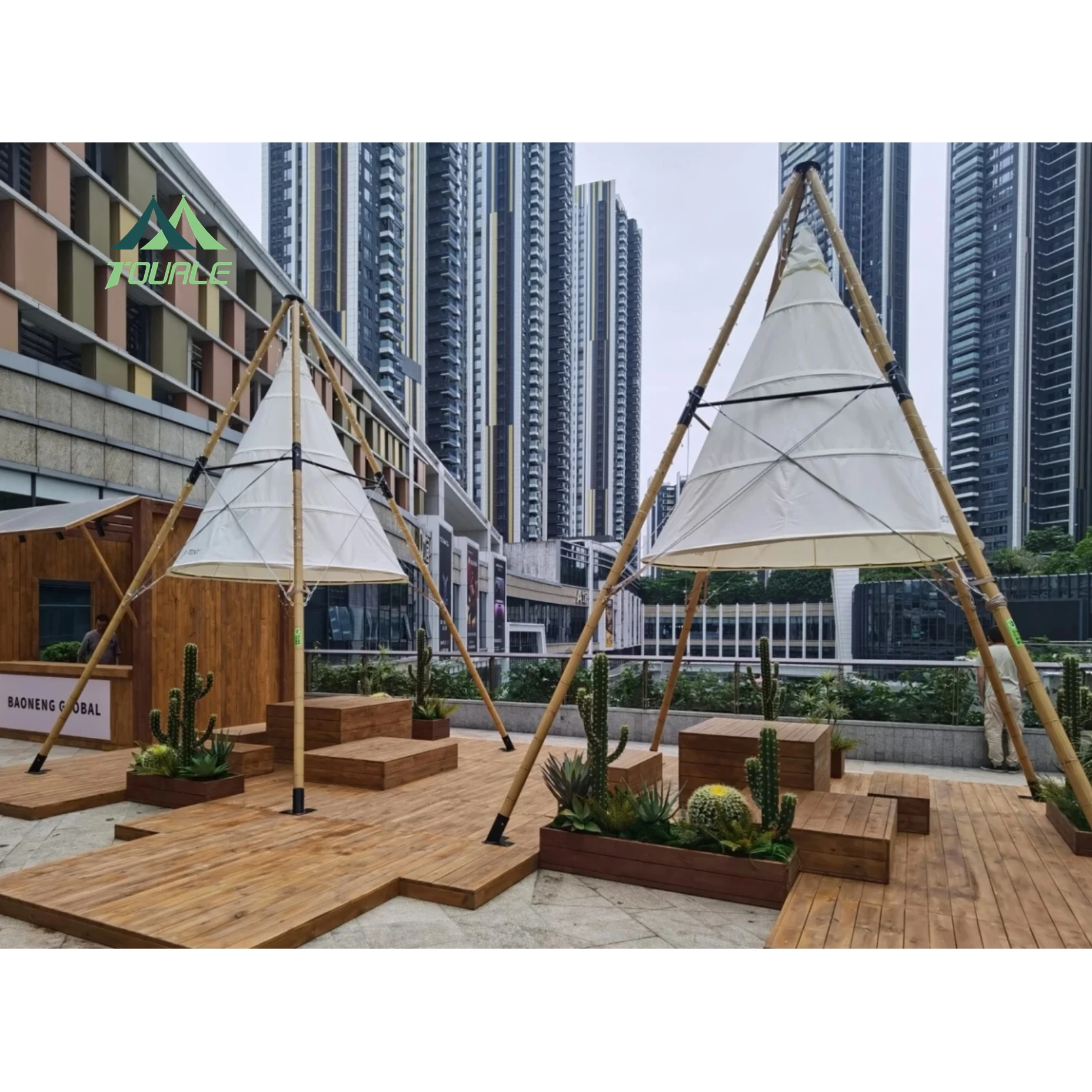 Большой уличный диван палатка для украшения вечеринки сафари бохо типи взрослых с бамбуковыми палками