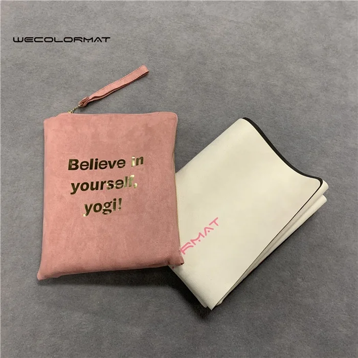 Производитель, противоскользящий персонализированный Дорожный Коврик для йоги из натурального каучука с цифровой печатью с сумками