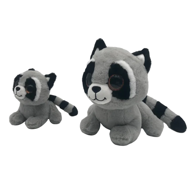 Custom  Gifts lovely  soft toys plush raccoon pillow