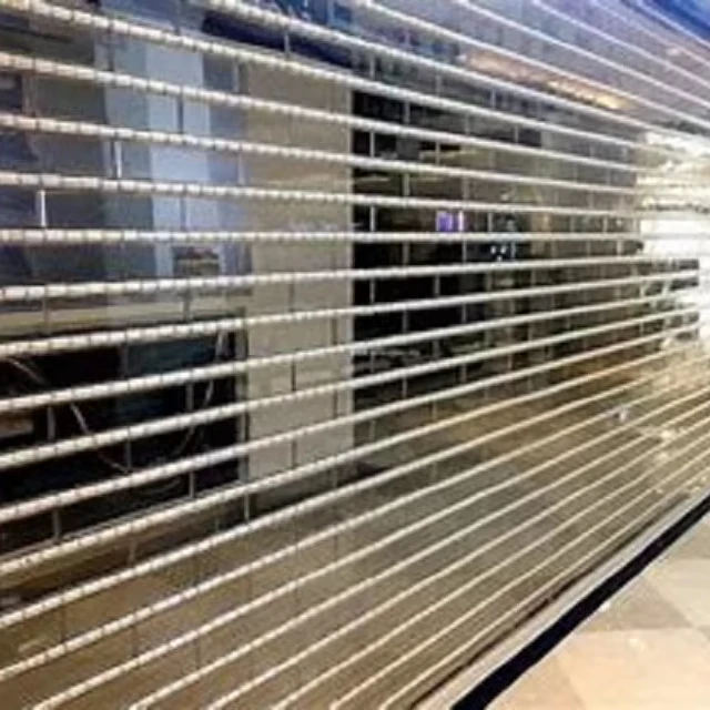 AS2047 Certificate TOMA  Clear  Polycarbonate Transparent Roller Shutter with Electric Motors