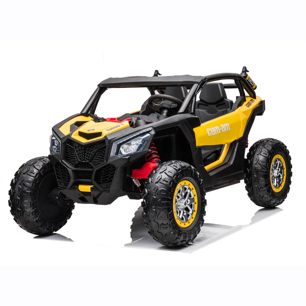 2024 Factory hot selling 24v battery powered kids car electric 12V 4x4 powered big toy off road UTV monster car kids ride on car