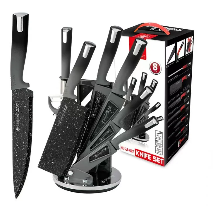 Stainless steel kitchen  knife bread knife 8 piece gift knife