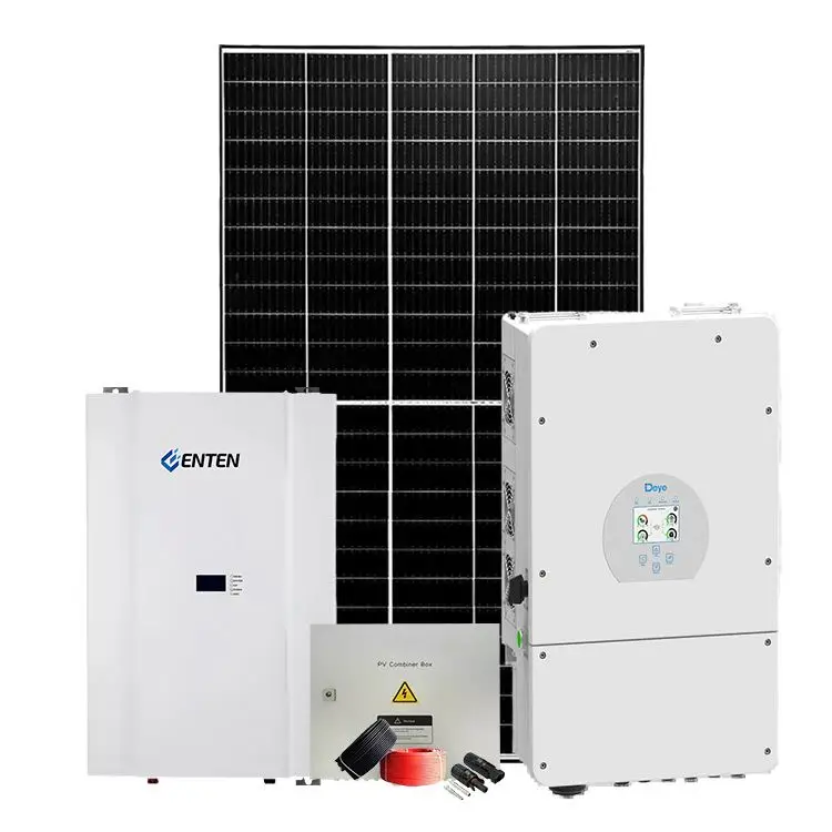 Home Commercial Solar Kit 5Kw 10Kw 12Kw 15Kw 18Kw 20Kw 25Kw 30Kw Hybrid System Off Grid Solar Power Energy System Storage