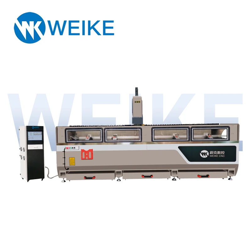 WEIKE CNC 3200 алюминиевый дверной профиль сверлильный и фрезерный станок
