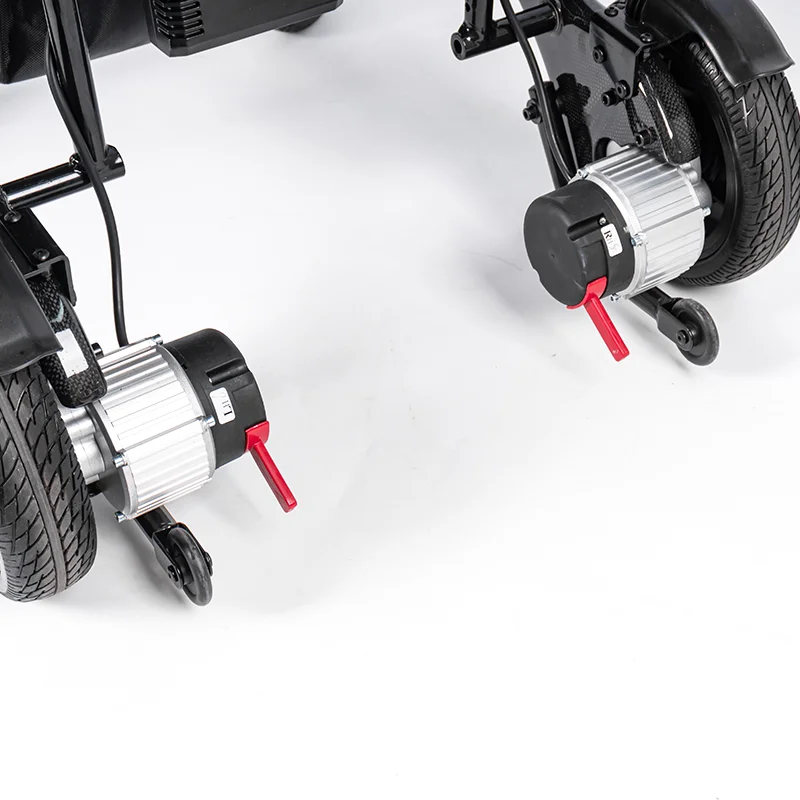 Best Cheap Price Handicapped Lightweight Chinese Powerful Motors 19.5KG with Battery Electric Wheelchair for the Elderly People