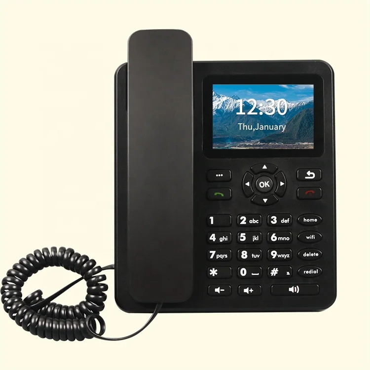 3.5 inch SIP Phone for High-end enterprise Business Wireless Phone SIP Lines IP for Home Office VOIP Telephone