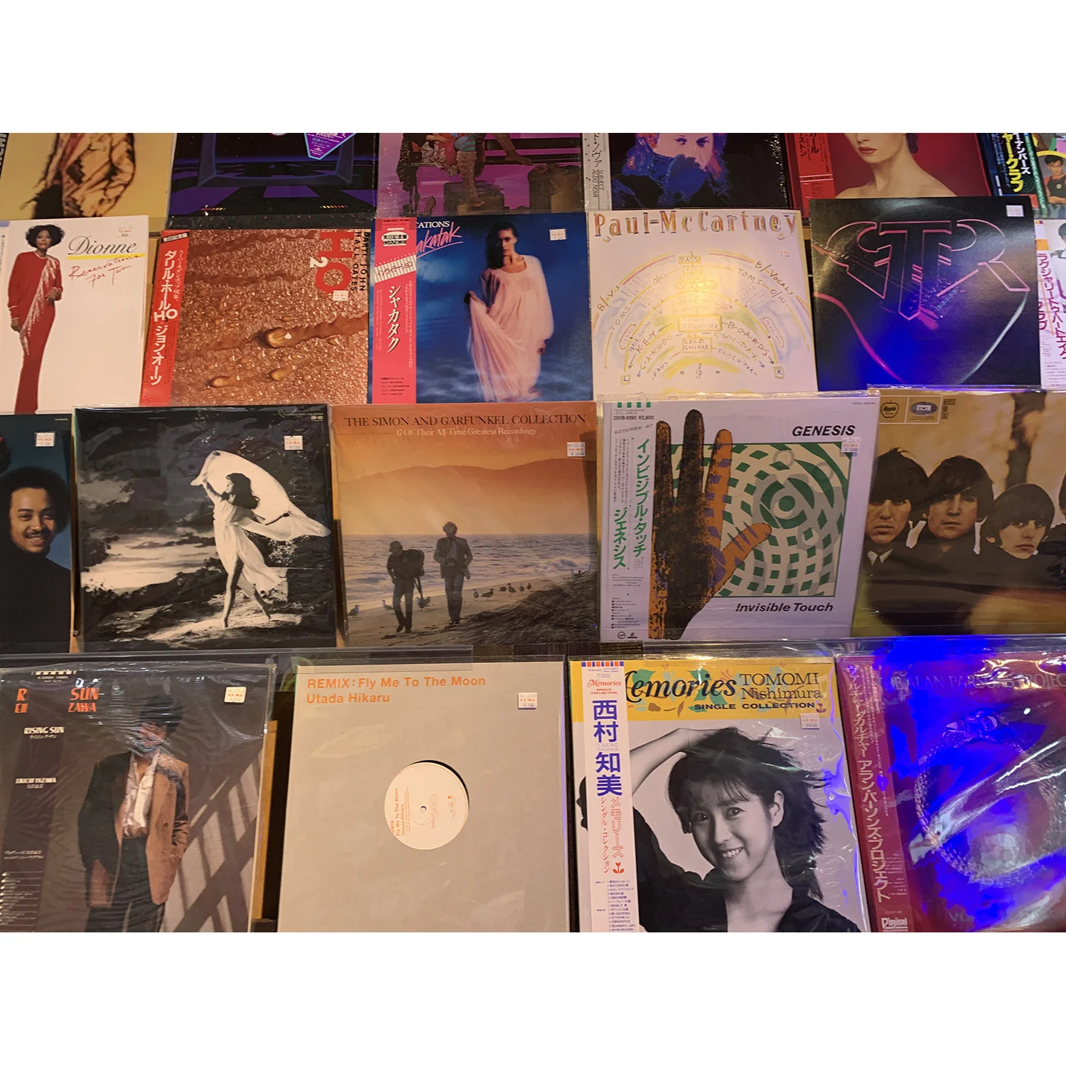 Japanese second hand j-pop music sleeve vinyl records lp for sale