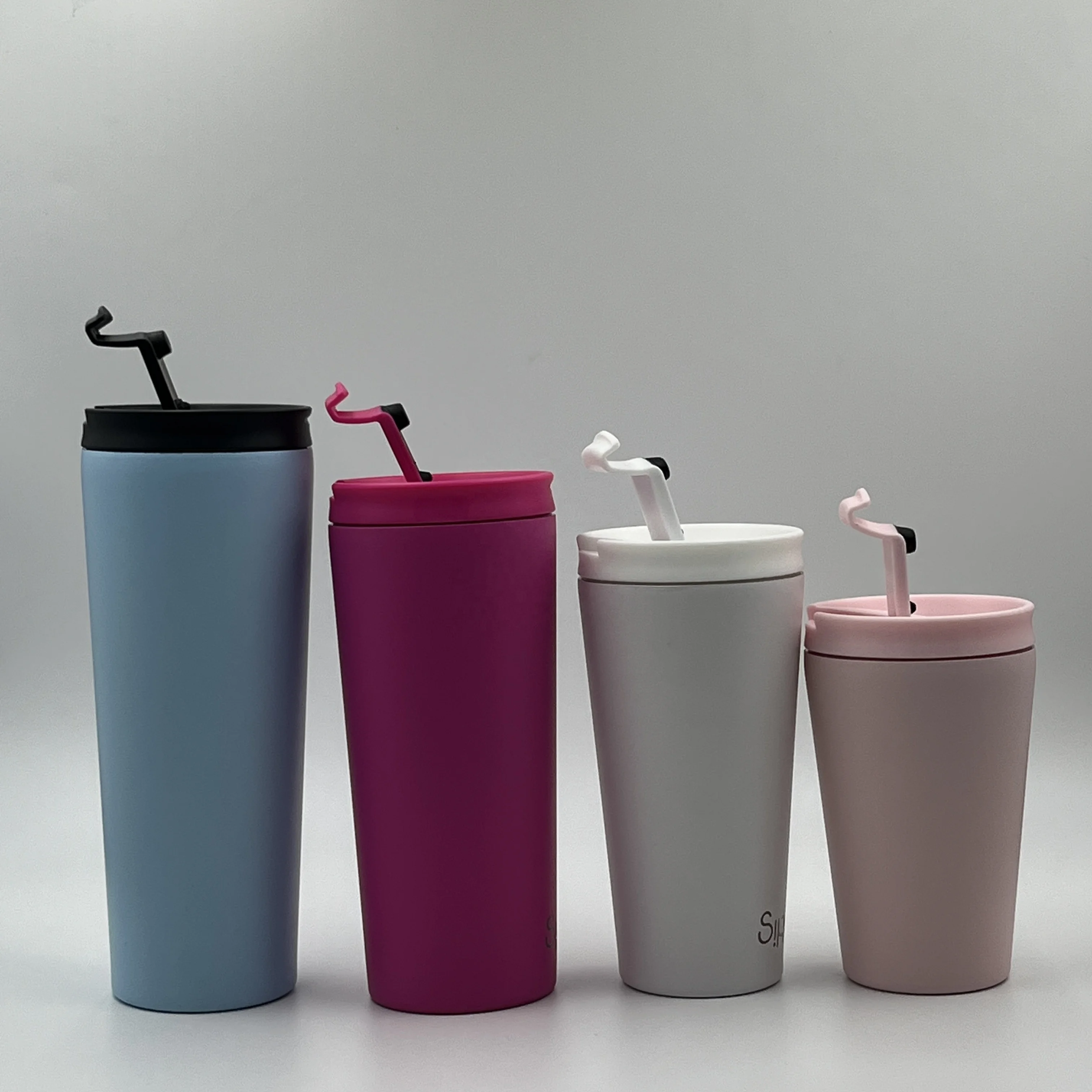 Double wall custom mugs stainless steel reusable 12oz 16oz 20oz 24oz office coffee cups keep drinks cold