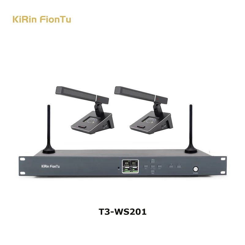 New high-sensitivity smart wireless microphone set square pole