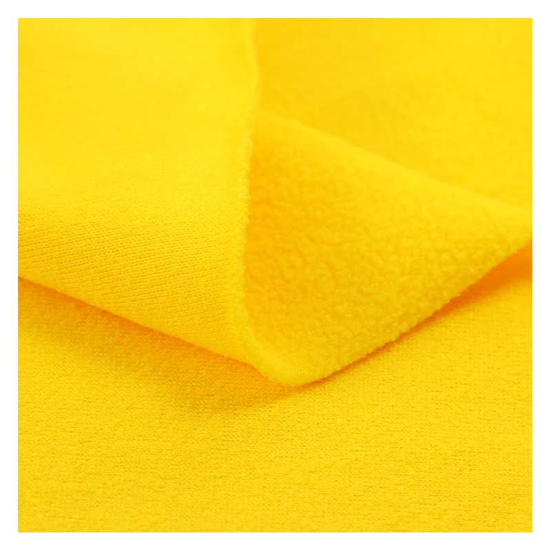 Manufacturer Polyester Micro Polar Fleece Two Side Brush One Side Anti Pilling Micro Polar Fleece Fabric