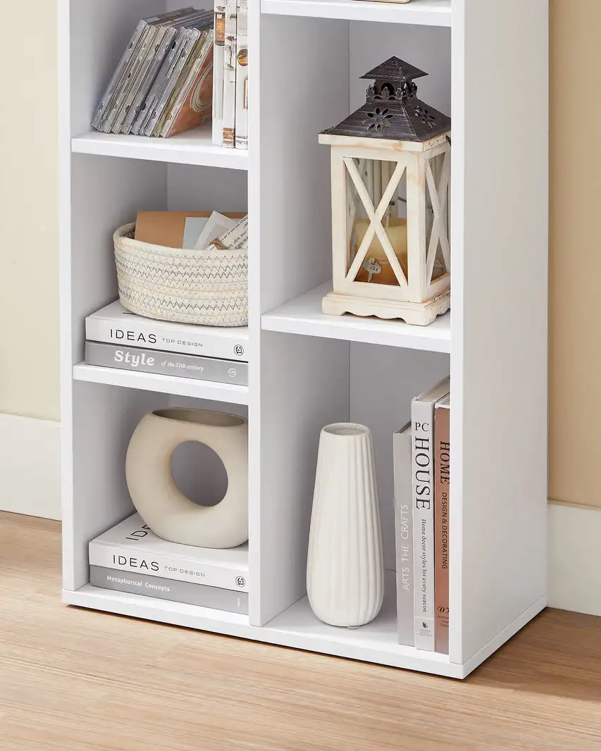 Оптовая книжная полка с 7 отсеками 50x24x106 см