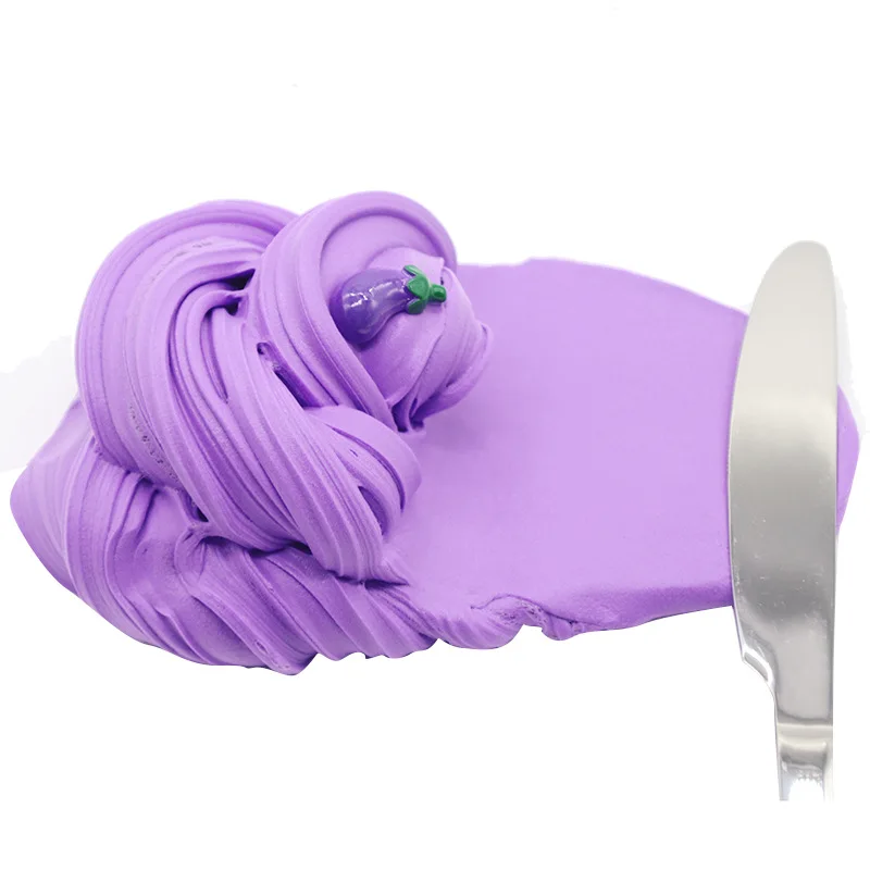 200ml Hot sales DIY Cotton foam clay slime mud for kids 3D air dry modeling clay slime Toy
