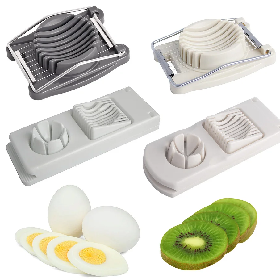 Manual Egg Roll Slicer For Boiled Eggs Kitchenaid Classic Plastic Fruit Egg Cutter Slicer With Stainless Steel Wires