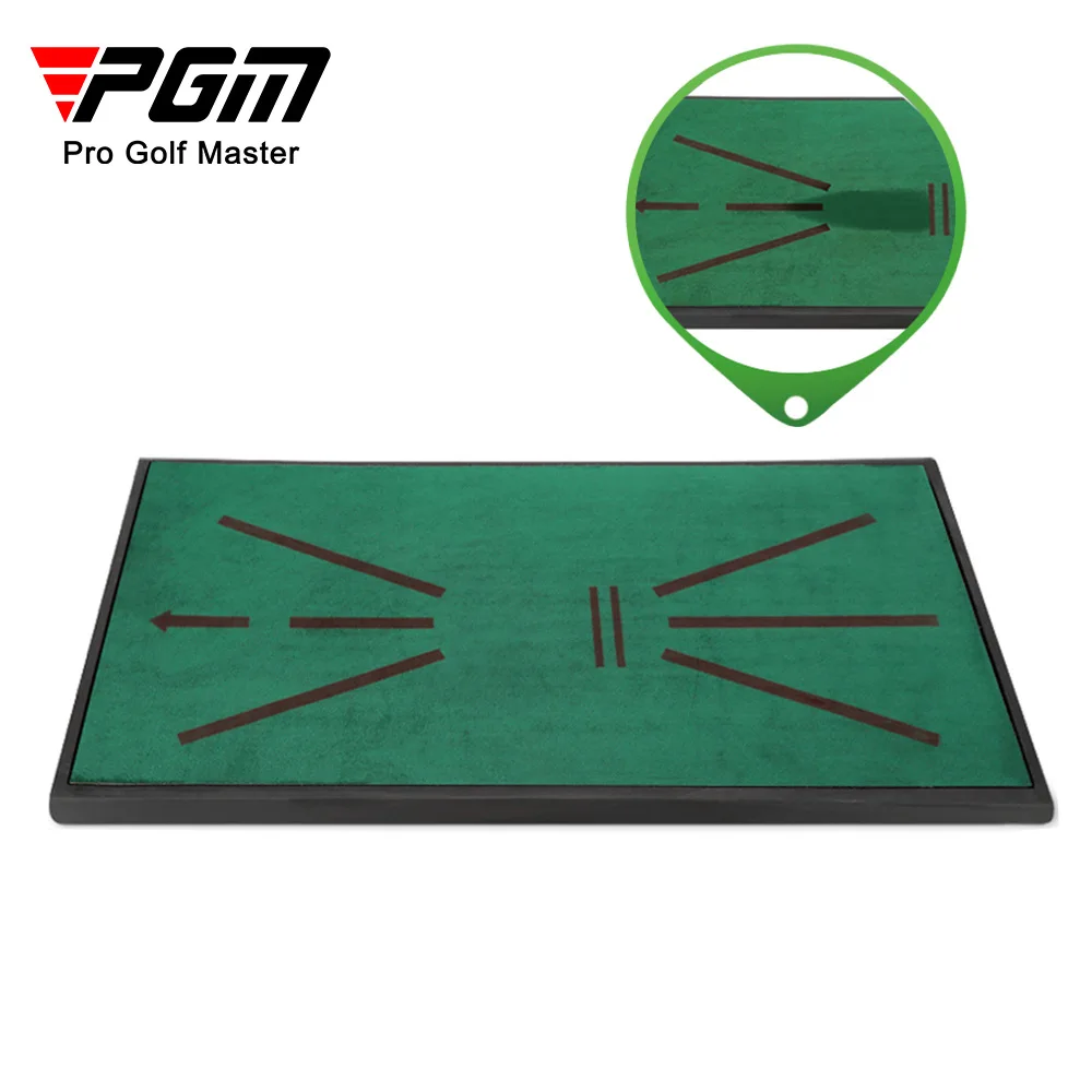 PGM DJD025 driving range mat mini rubber golf hitting swing mat with track