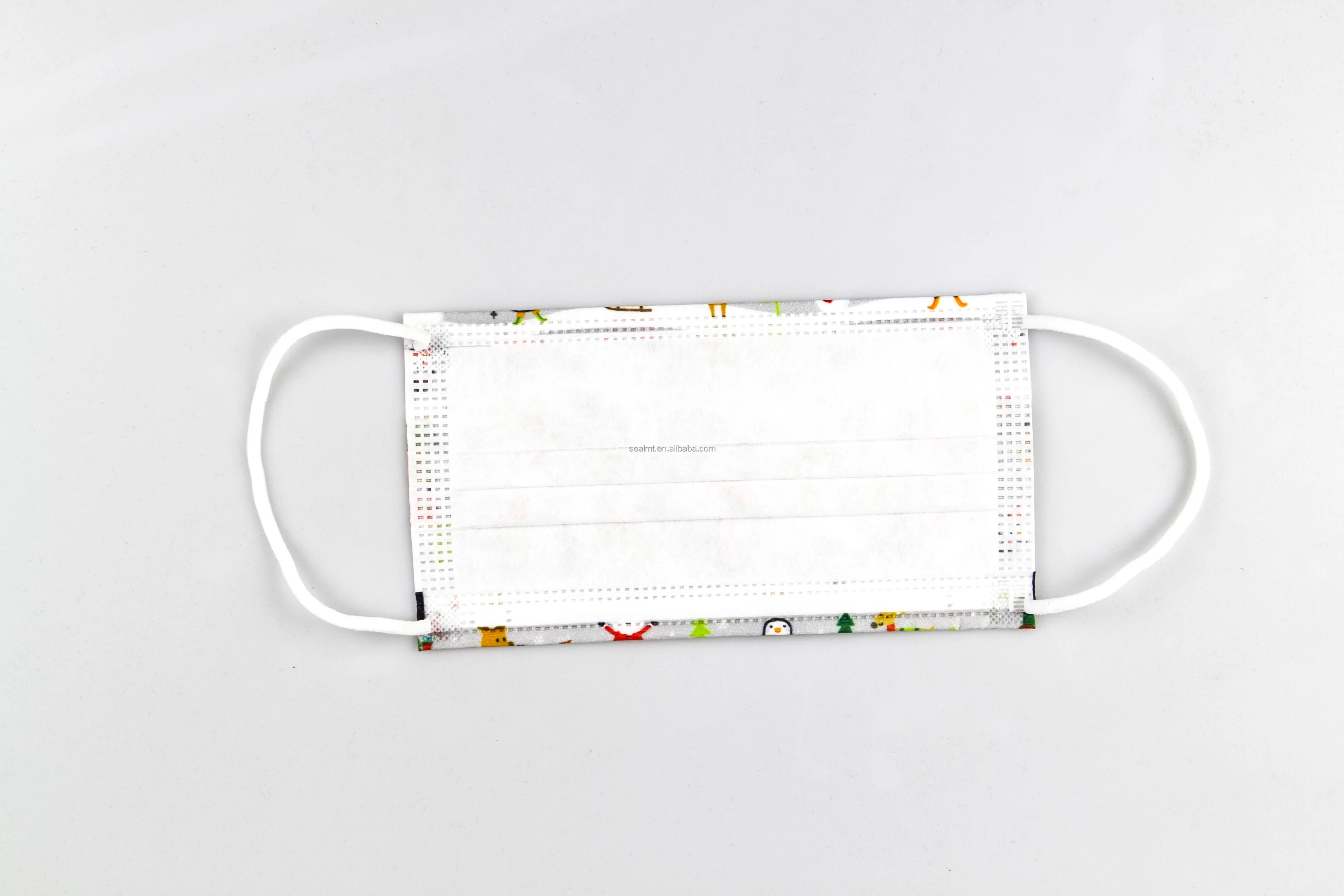 Customize designs  3 layer disposable nonwoven earloop face mask party mask