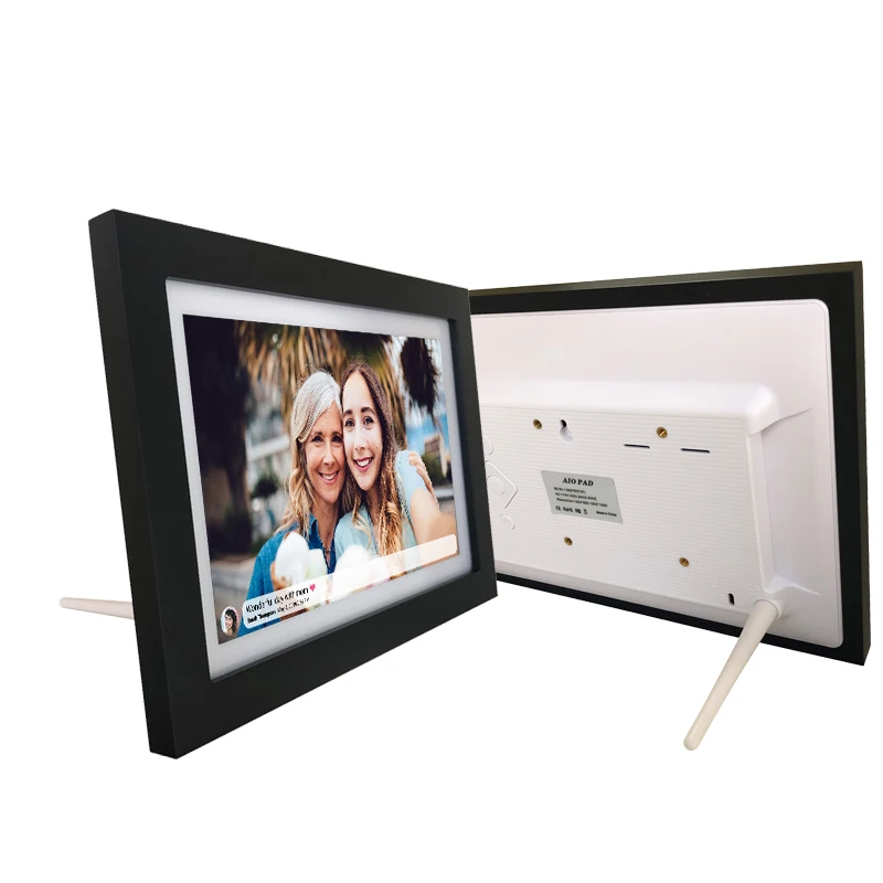 Таймер включения/выключения высокой четкости ips панель цифровая фоторамка Смарт wifi цифровая фоторамка