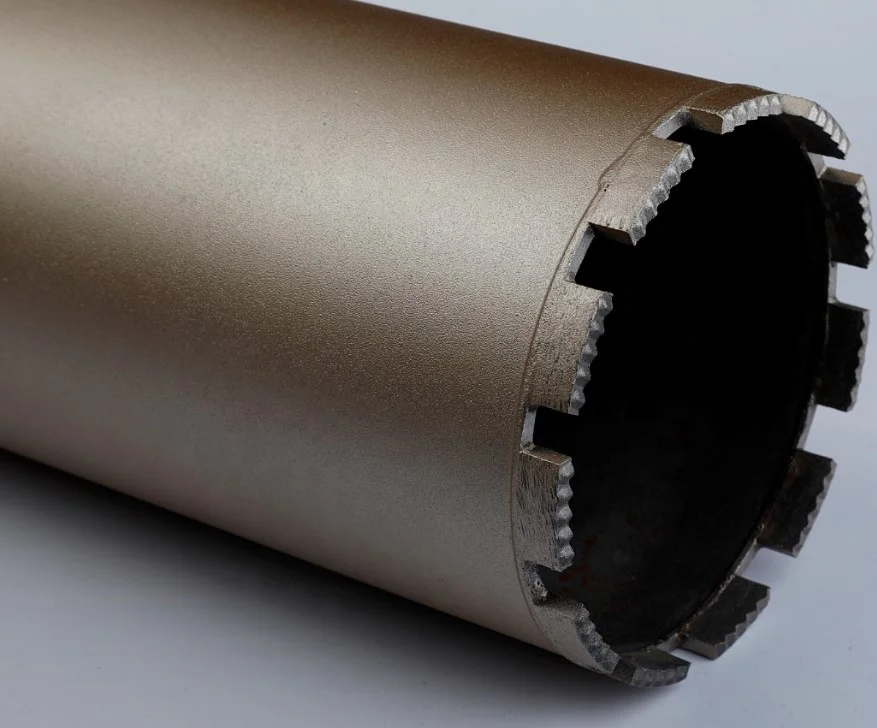 wet  drilling Diamond segment welding hole saw drilling diamond core drill bit