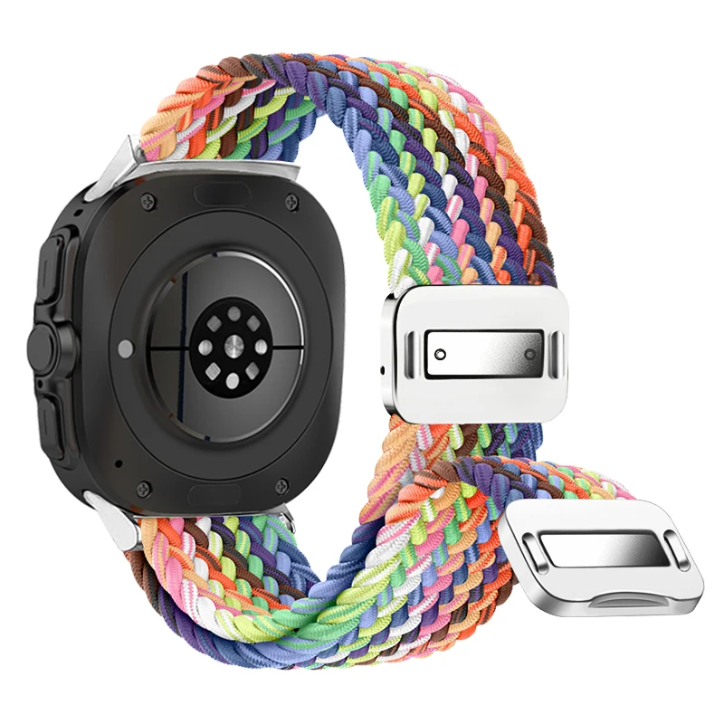 Eraysun Custom Nylon Loop Strap For Samsung Watch 7 Ultra 47MM Adjustable Fabric Elastic Bracelet Watch band Accessories