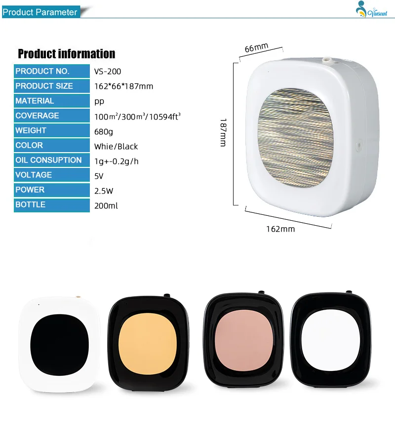 OEM Smart Battery Operated ultrasonic aroma diffuser Wall-Mounted and Desktop Essential Oil humidifier reviews  for Household