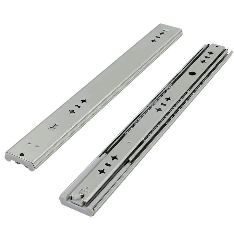 HA5353 53mm Soft Close Heavy Duty Telescopic Channel Kitchen Cabinet Tool Box Drawer Slides Rail