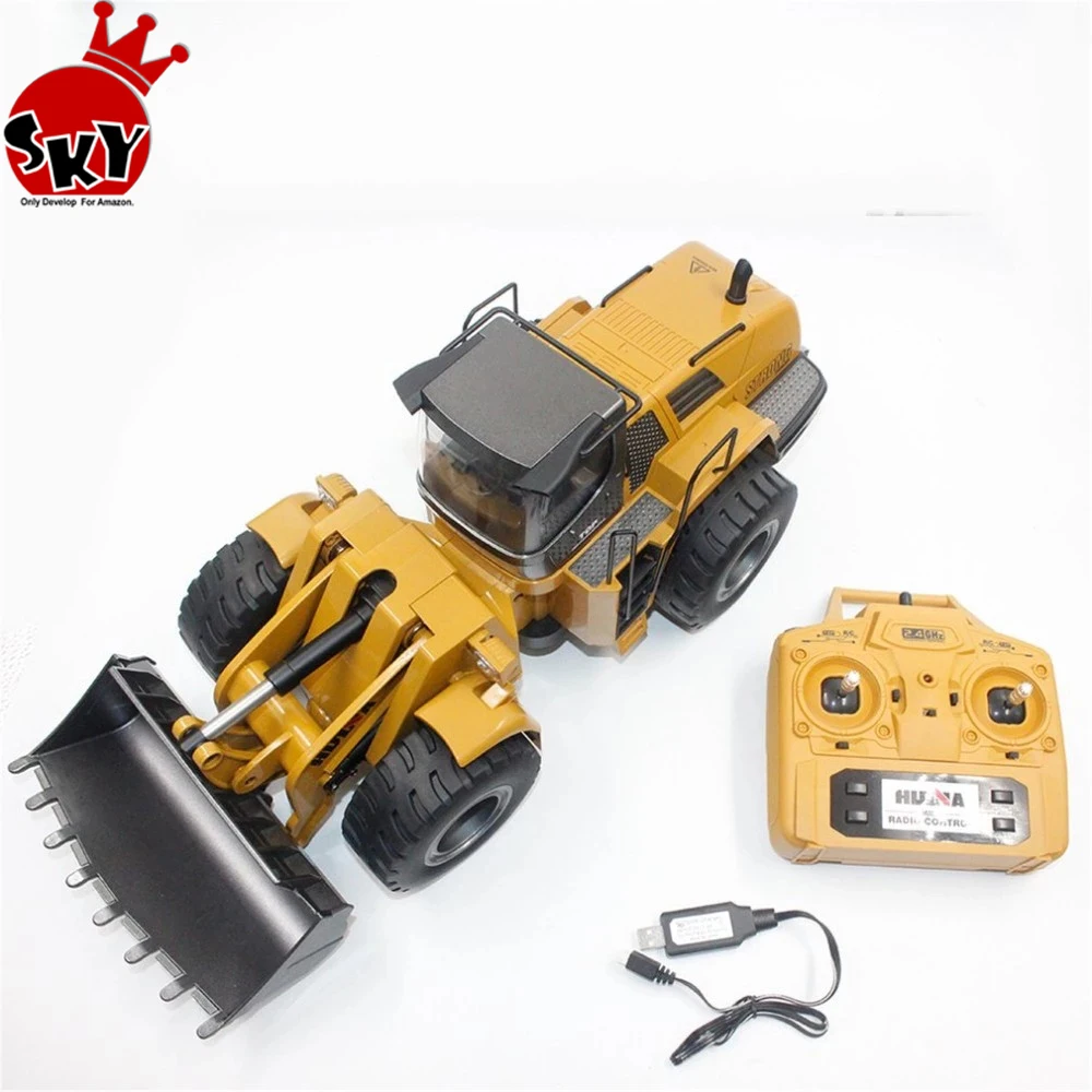 Front Load Toy Crane Container Truck 1/14 2.4G Full Remote Control Excavator Truck Toy