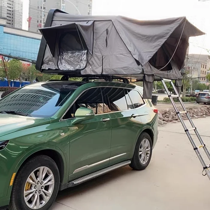 2022 Wholesale sale outdoor tent CarRooftop Tent camping hard shell roof tent3-4person auto camping tent
