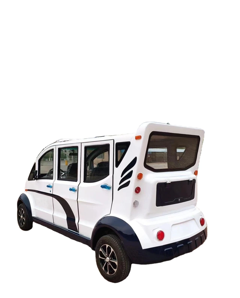 WELIFTRICH 4x4 6 seater electric golf cart Battery cruiser Patrol car with doors air conditioner