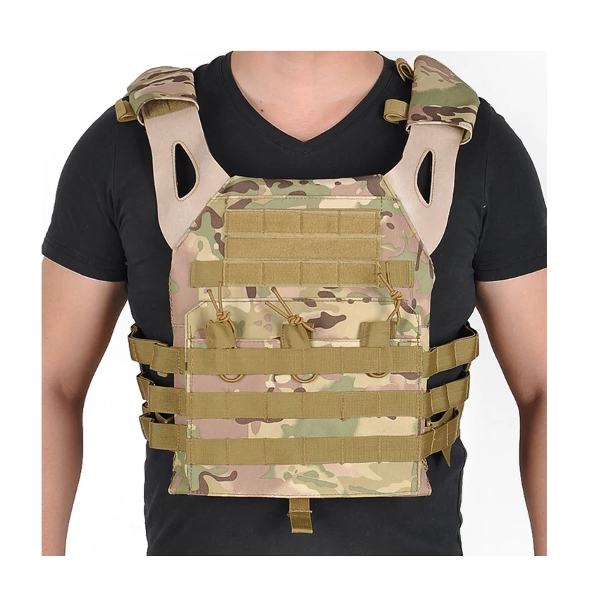 Защитное снаряжение Gujia, легкое камуфляжное снаряжение для спортивных тренировок, лазерная резка, тактический жилет для переноски тарелок JPC