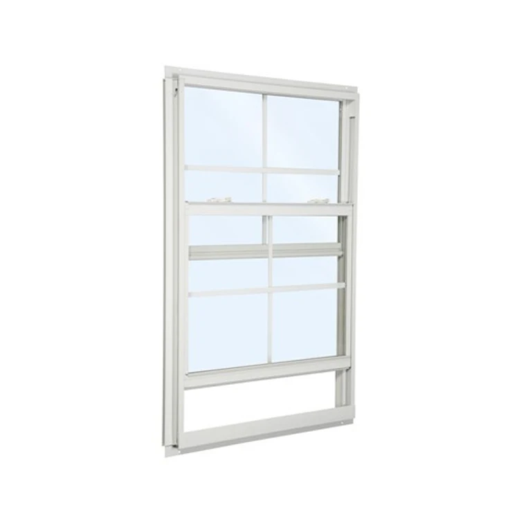 Residential window aluminum single hung window svertical sliding window with America hardware