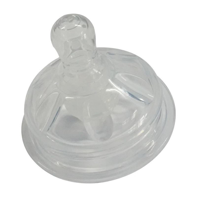 Factory Odm Latex Bpa Free Liquid Silicone 60 Caliber Ultra Wide Mouth Baby Teat Breast Milk Feeding Bottle Nipple