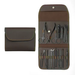 18 / 16 / 10 Pcs Private Label Stainless Steel Nail Cutter Manicure Nail Clippers Kit Tools Manicure Pedicure Set