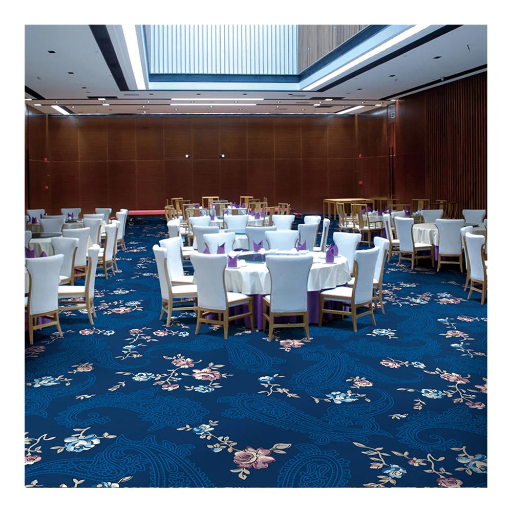Kaili Printed Nylon Diverse Designs Custom Factory Fireproof Waterproof Jacquard Tufted Carpet for Cinema Theater Hotel Villa