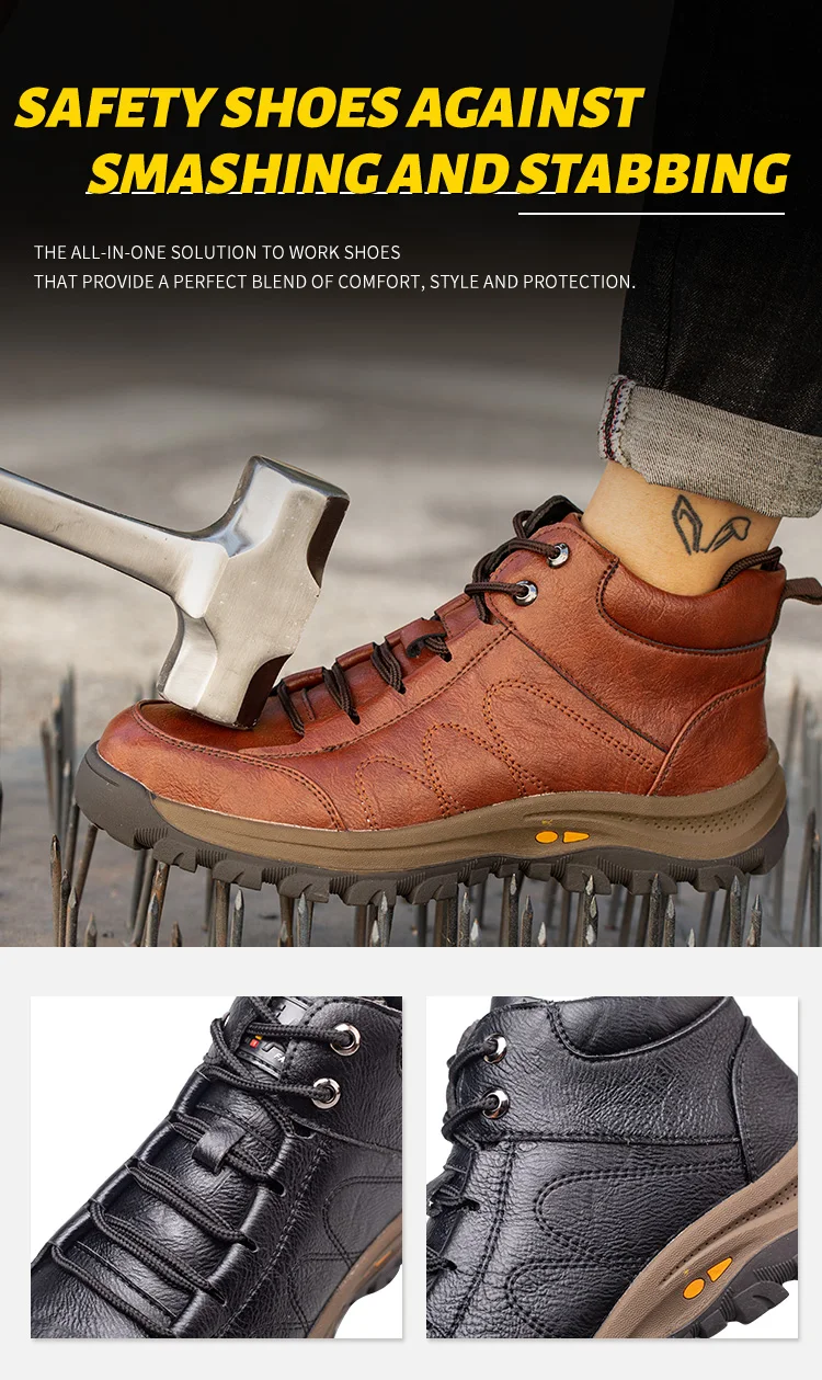 Construction Work Steel Toe Safety Boot