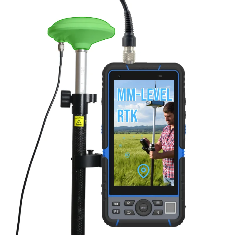 HUGEROCK G60M 8gb 128gb wifi 4G 9000mAh IP67 Receiver gnss rtk gps navigation antenna Android 13 industrial handheld rugged pda