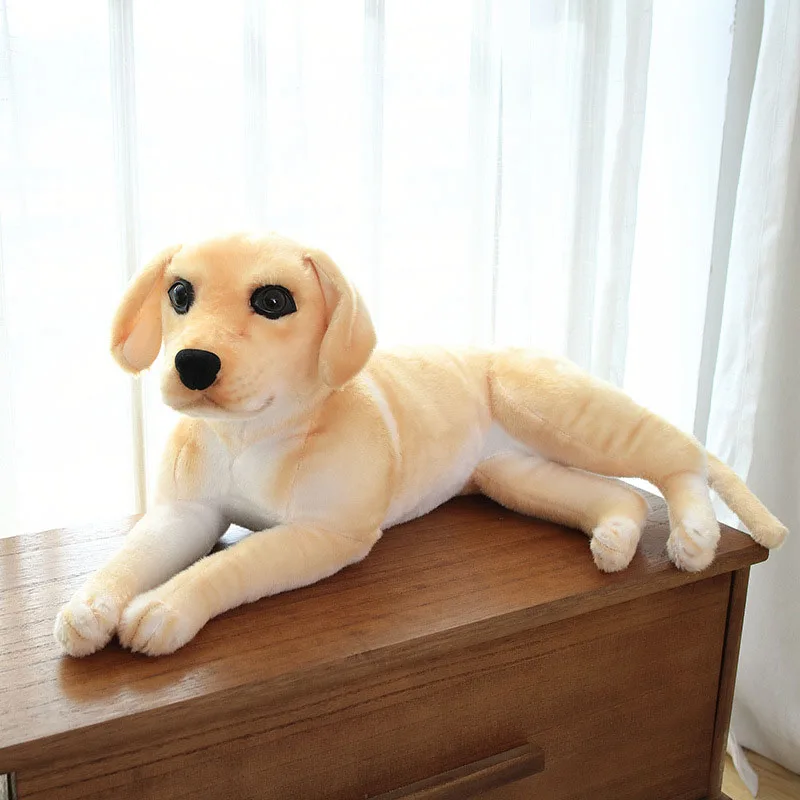 Higher Quality Realistic Soft Cuddly Golden Retriever Stuffed Toys Simulated Animals Plush Toys