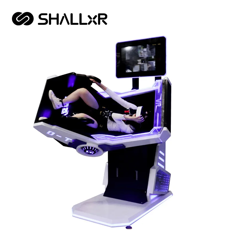 ShallxR arпроисходит игровой автомат, динамическая платформа с полным движением 360 9D VR, вращающийся симулятор полета, оборудование для кабины