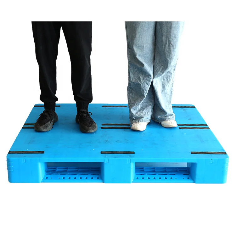 In tangshan sale euro pallet HDPE 7 steel pipes EPAL heavy duty for rack high quality storage plastic pallets