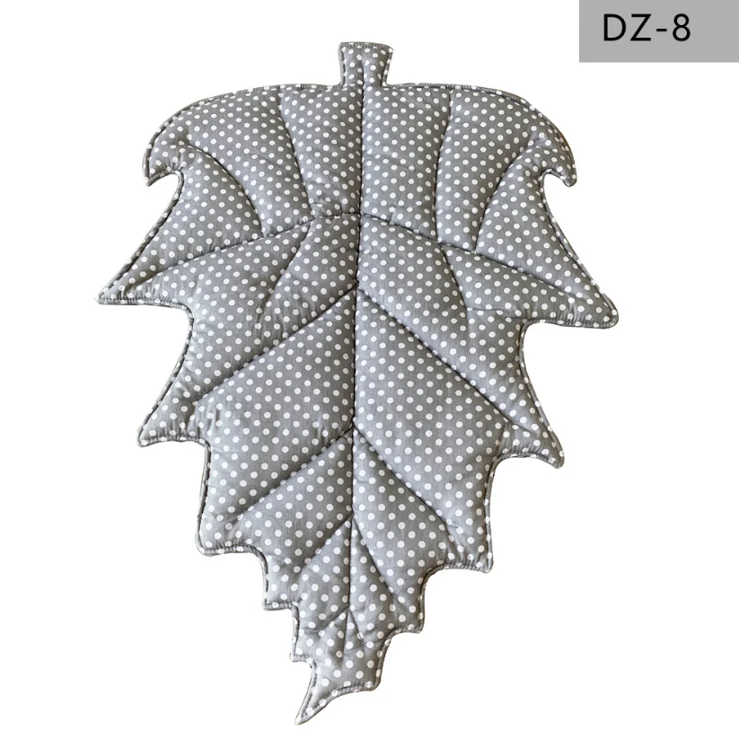 Wholesale Baby Soft Cotton Leaf Play Mats Crawling Creeping Mat Kids Play Rugs Floor Carpet Nursery Children Room Decoration