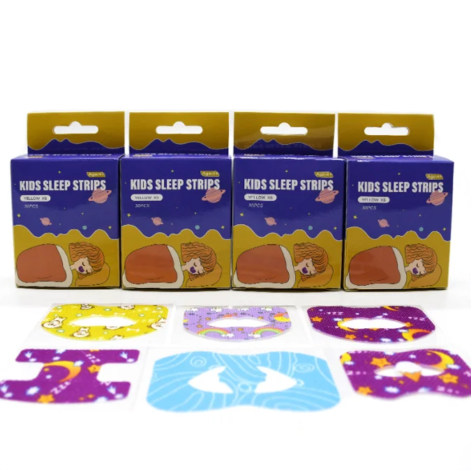 Closed mouth orthopedic stickers mouth breathing correction stickers snoring corrector adult anti-snoring breathing stickers