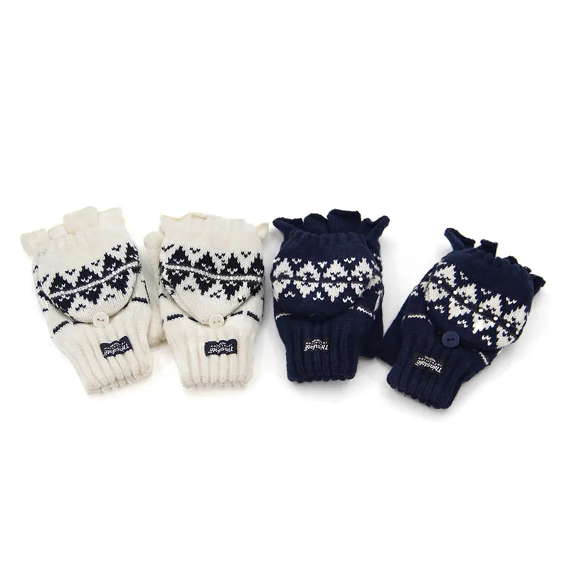 Children Winter gloves popular keep warmer Acrylic knit Mittens gloves